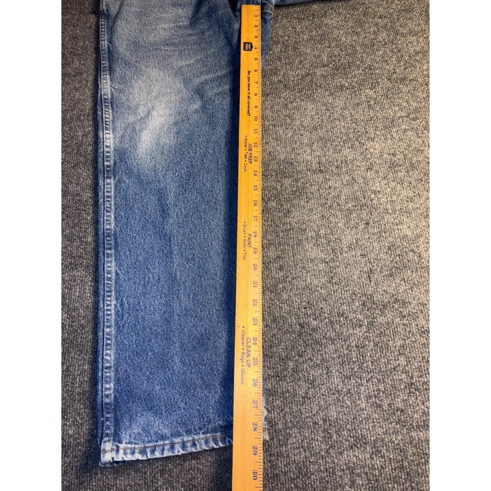 Rustler Jeans Men 38x30 Blue Denim Stretch Casual Faded Straight Leg Medium Wash - Picture 7 of 8